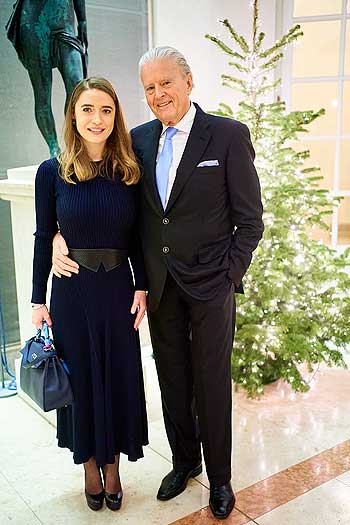 Julia Frohwitter, Bernhard Frohwitter beim 26. Advents- Benefizkonzert im Cuvillés Theater am 13. Dezember 2021 (©FFoto: Jens Hartmann/BMW )